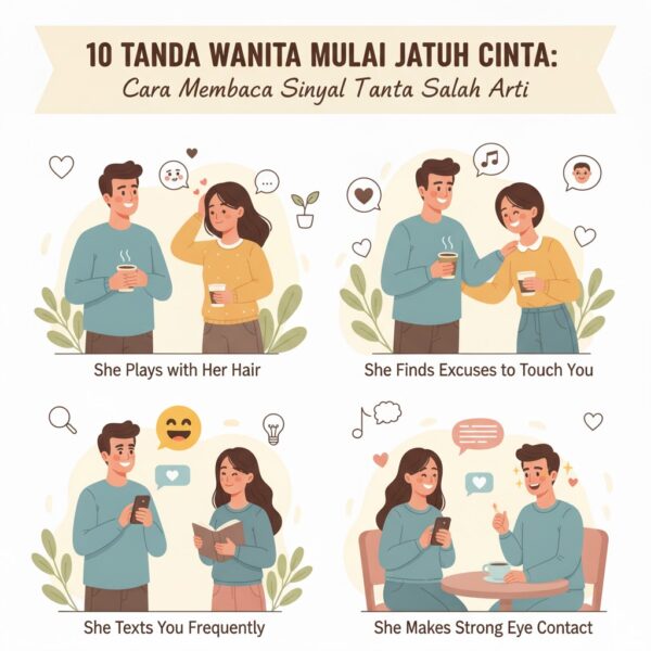 10 Tanda Wanita Mulai Jatuh Cinta: Cara Membaca Sinyal Tanpa Salah Arti