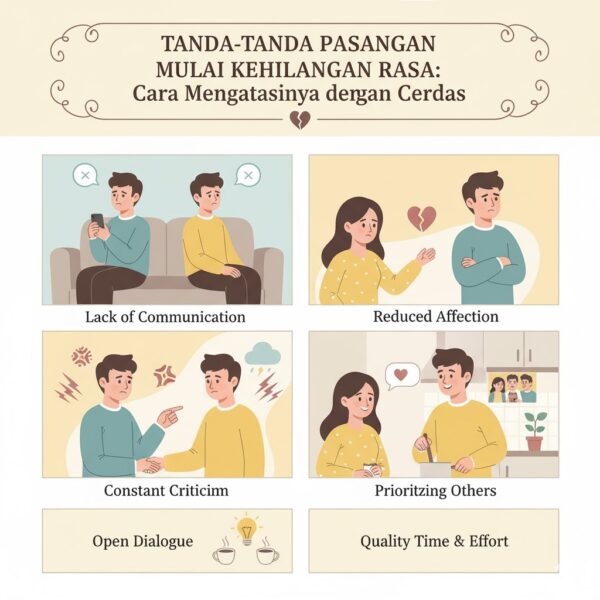 Tanda-Tanda Pasangan Mulai Kehilangan Rasa: Cara Mengatasinya dengan Cerdas