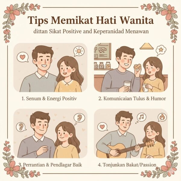 Tips Memikat Hati Wanita dengan Sikap Positif dan Kepribadian Menawan