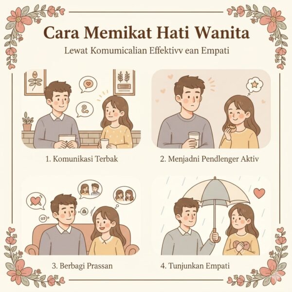Cara Memikat Hati Wanita Lewat Komunikasi Efektif dan Empati
