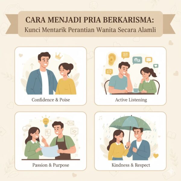 Cara Menjadi Pria Berkarisma: Kunci Menarik Perhatian Wanita Secara Alami