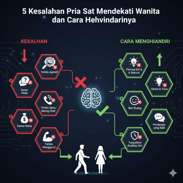 5 Kesalahan Pria Saat Mendekati Wanita dan Cara Menghindarinya