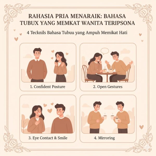 Rahasia Pria Menarik: Bahasa Tubuh yang Membuat Wanita Terpesona