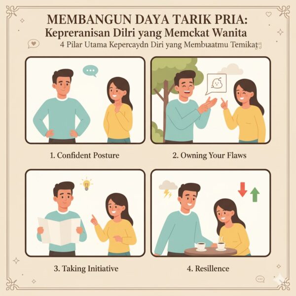 Membangun Daya Tarik Pria: Kepercayaan Diri yang Memikat Wanita