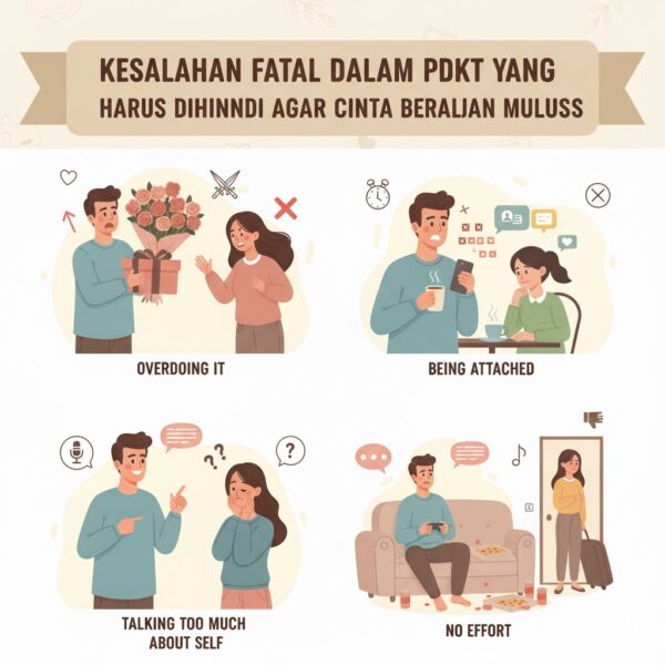 Kesalahan Fatal dalam PDKT yang Harus Dihindari agar Cinta Berjalan Mulus