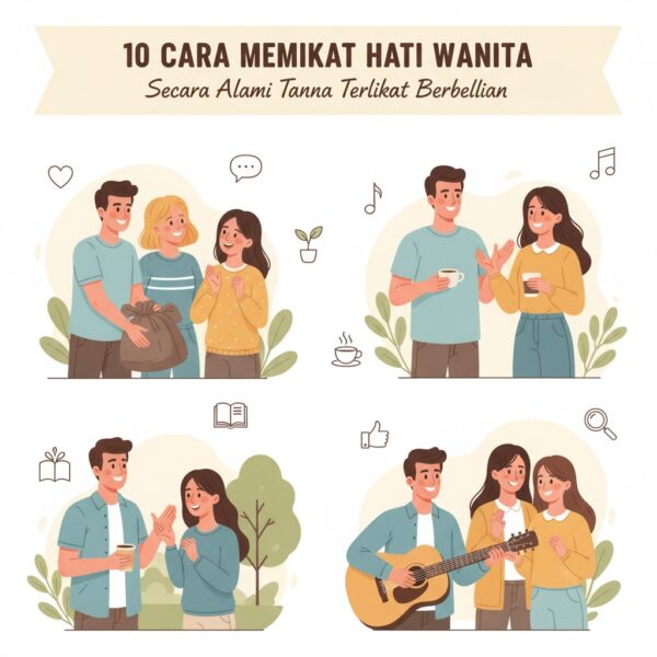 10 Cara Memikat Hati Wanita Secara Alami Tanpa Terlihat Berlebihan