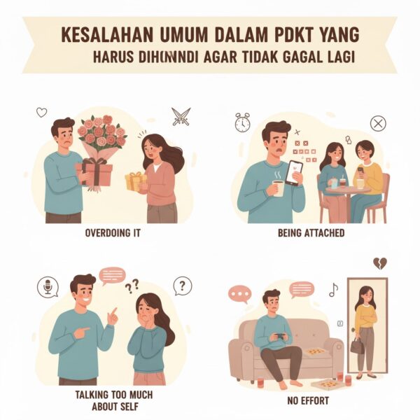 Kesalahan Umum dalam PDKT yang Harus Dihindari Agar Tidak Gagal Lagi