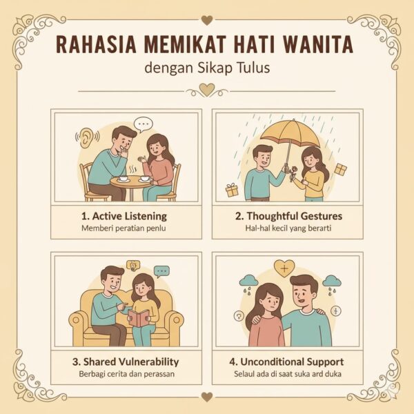 Rahasia Memikat Hati Wanita dengan Sikap Tulus