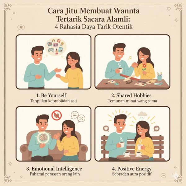 Cara Jitu Membuat Wanita Tertarik Secara Alami