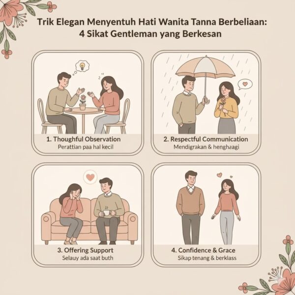 Trik Elegan Menyentuh Hati Wanita Tanpa Berlebihan