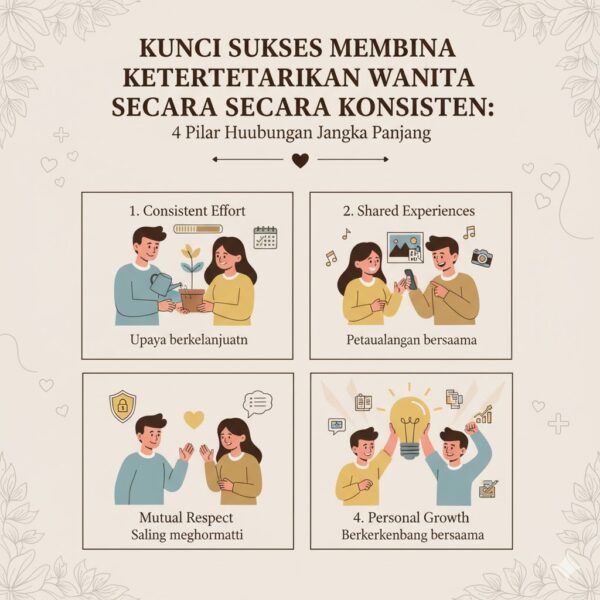 Kunci Sukses Membina Ketertarikan Wanita Secara Konsisten