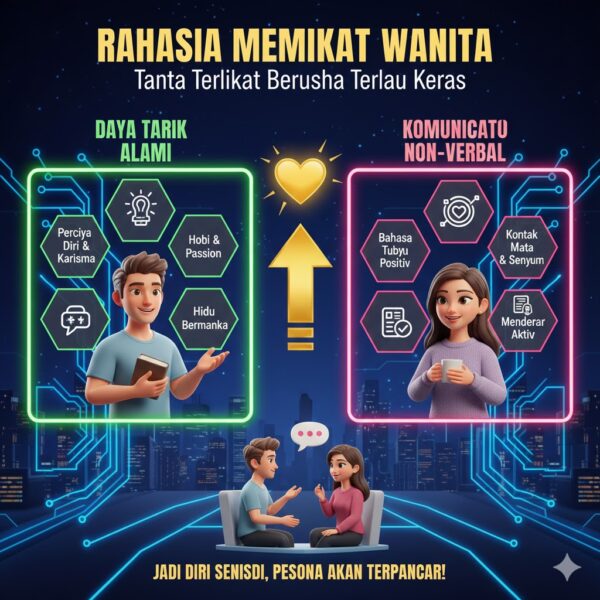 Rahasia Memikat Wanita Tanpa Terlihat Berusaha Terlalu Keras